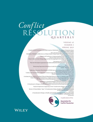 Conflict Resolution Quarterly