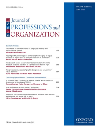 Journal of Professions and Organization